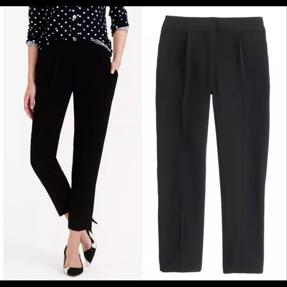 J.CREW COLLECTION Black Curator Pants